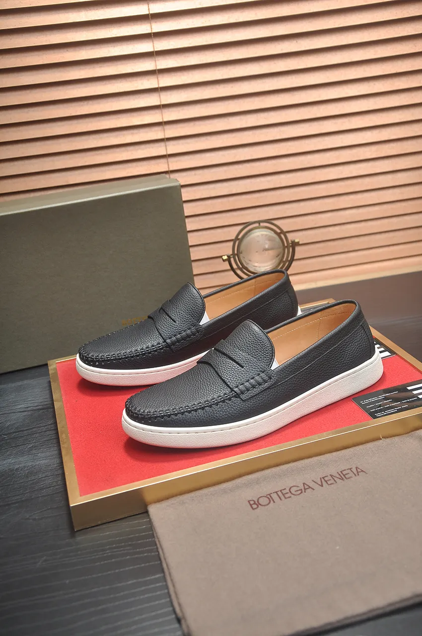 Men's shoes 💰460💶 [Botteg Venetta (BV)] (full cowhide lining) Exclusive new model Official website new model The upper is made of top-quality calfskin. Delicate feel and flowing luxurious texture. Tailored for refined men to create a noble aura. Detailed and regular Mark hand-stitching. Smooth lines. Full cowhide lining. Comfortable to wash sweat. 38-44